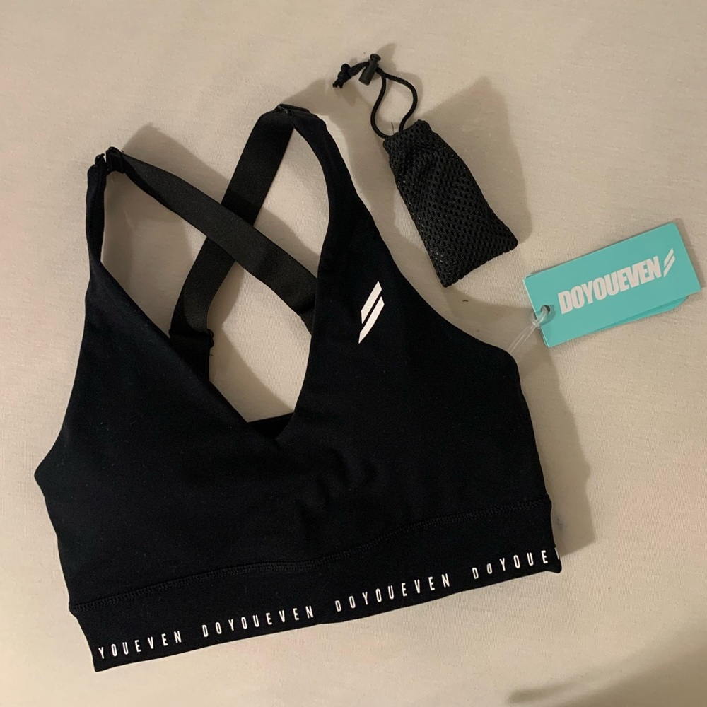 Do you even black sports bra